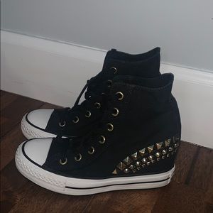 Converse| High Heels with studs